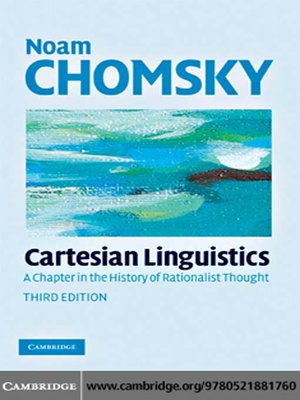 cover image of Cartesian Linguistics
